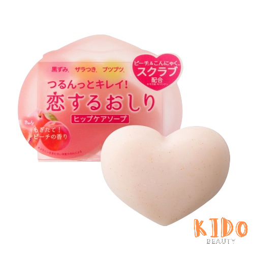 Xà Phòng Trái Đào Làm Giảm Mụn Và Thâm Mông Pelican Hip Care Soap Peach 80g