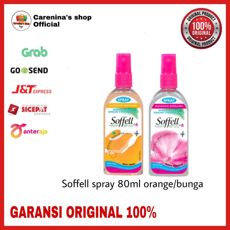 Soffell Bình Xịt Chống Muỗi / Côn Trùng Hương Cam / Hoa Màu Hồng / Xanh Dương / Muỗi / Muỗi