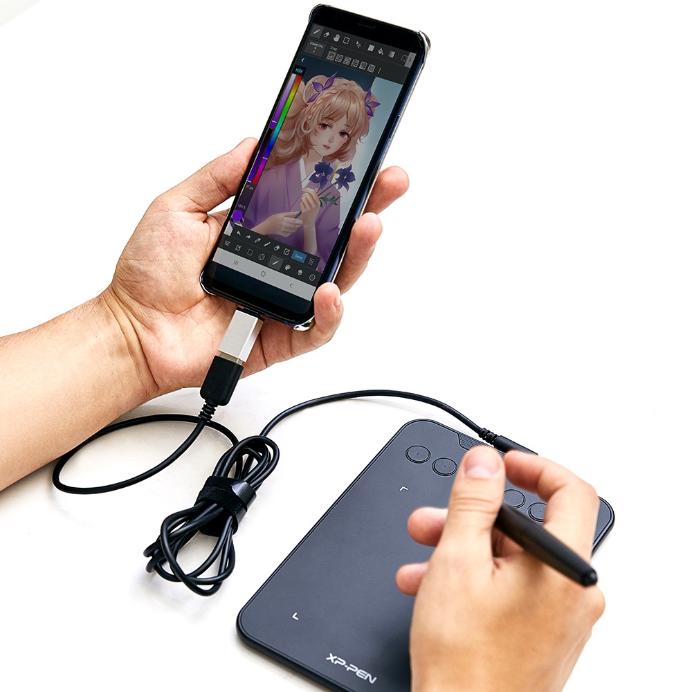 Bảng vẽ đồ họa XPPEN Deco mini4 kèm bút không dùng pin