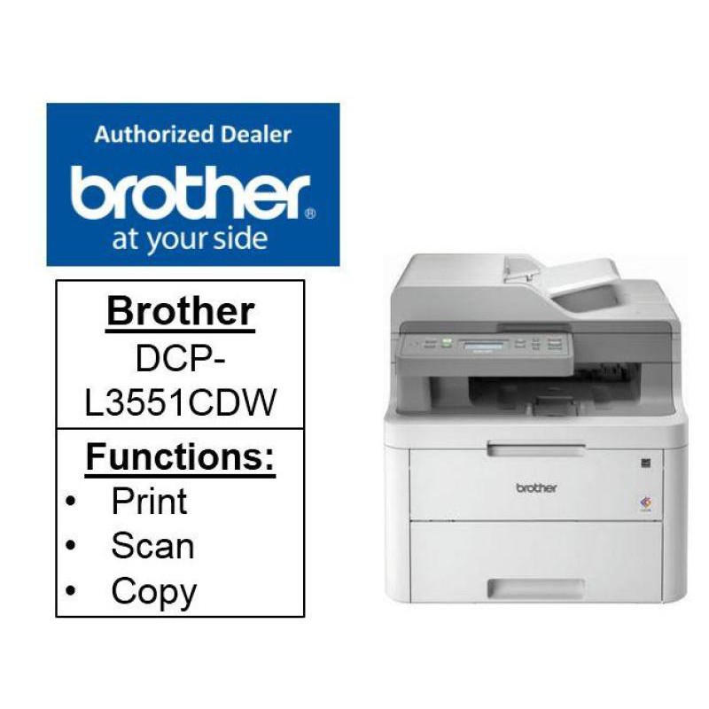 Máy In Laser Màu Đa Chức Năng Không Dây Brother DCP-L3551CDW - Hàng Chính Hãng | BigBuy360 - bigbuy360.vn
