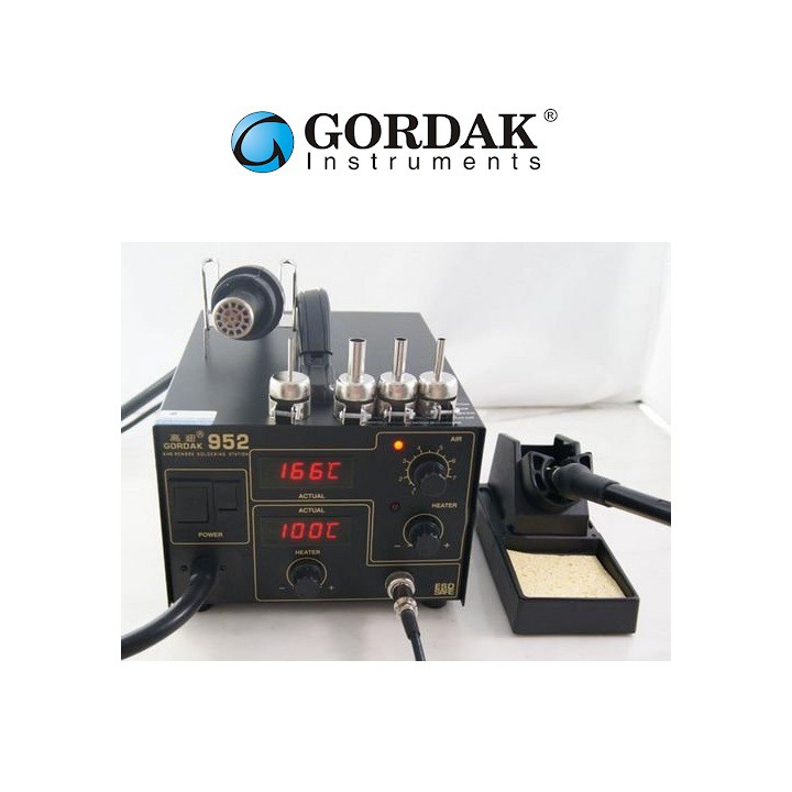 Máy khò nhiệt và hàn nhiệt Gordak 952 (có đèn LED)