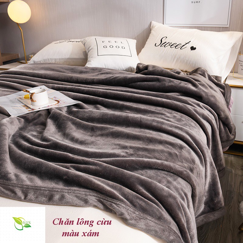 Chăn lông cừu mùa đông siêu ấm - Nhập khẩu loại 1