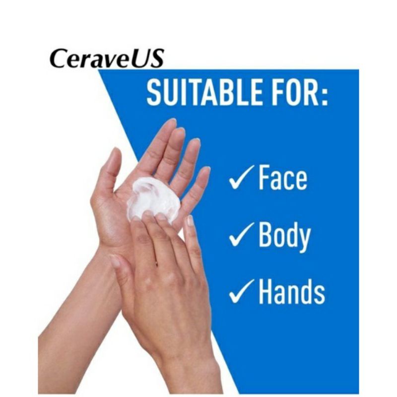 KEM DƯỠNG ẨM CERAVE MOISTURIZING CREAM CHO DA MẶT VÀ TOÀN THÂN 453 GRAM