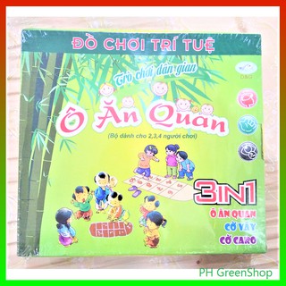 Bộ cờ ô ăn quan 3 trong 1 (Cờ ô quan, Ca rô, Cờ vây)