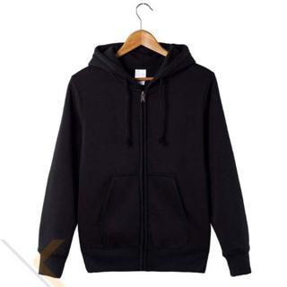 Áo Khoác Chống Nắng Hoodie Nỉ Nam Nữ Áo Khoác Trơn Khóa Zip Chất Nỉ Dày Ấm Form Rộng