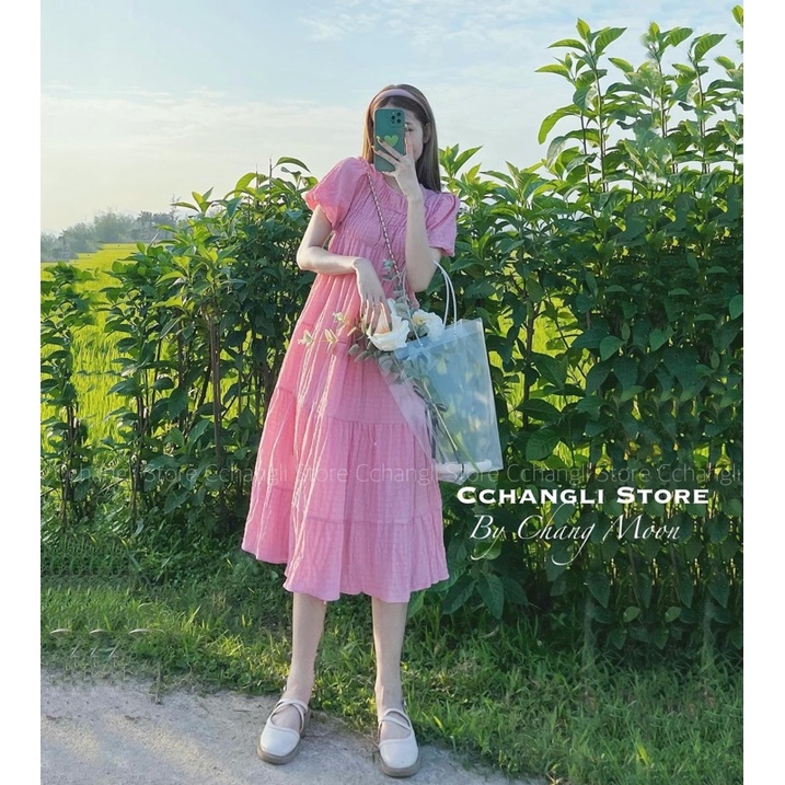 Váy Maxi Đũi Nhăn 4 Màu Siêu Xinh Có Ảnh Thật Kèm Video