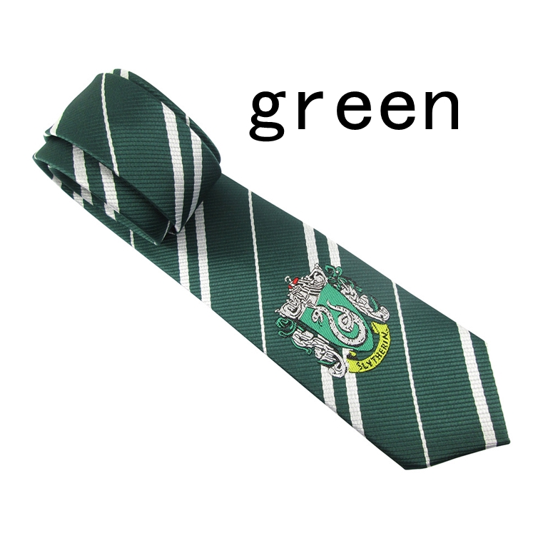 Harry Potter Necktie tie Hogwarts houses with log