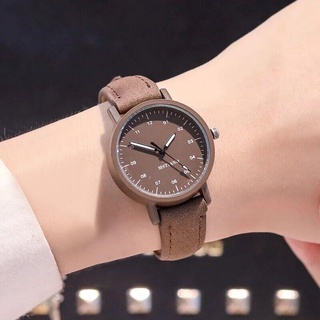 Đồng Hồ Quartz Nữ Dây Da Mặt Tròn