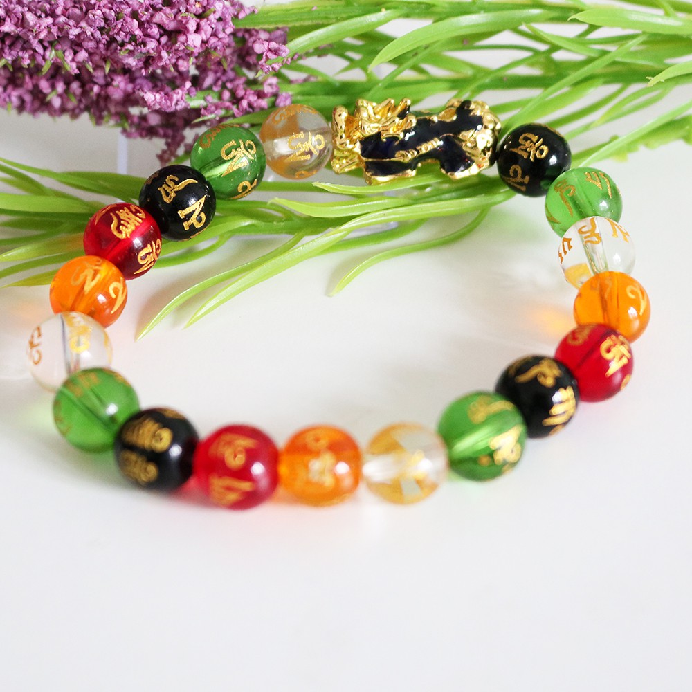 VÒng tay nam nữ VT03 phong thủy thời trang, vòng đeo tay nam KT hạt 10ly