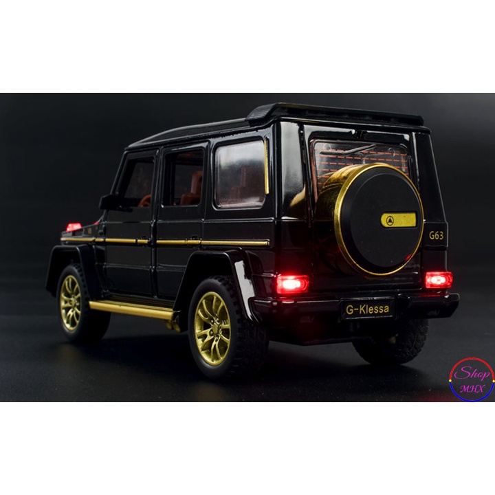 Xe đồ chơi mô hình sắt Mercedes-Benz G63 G-Klessa TẶNG KÈM BIỂN SỐ tỉ lệ 1:32 hãng CheZhi