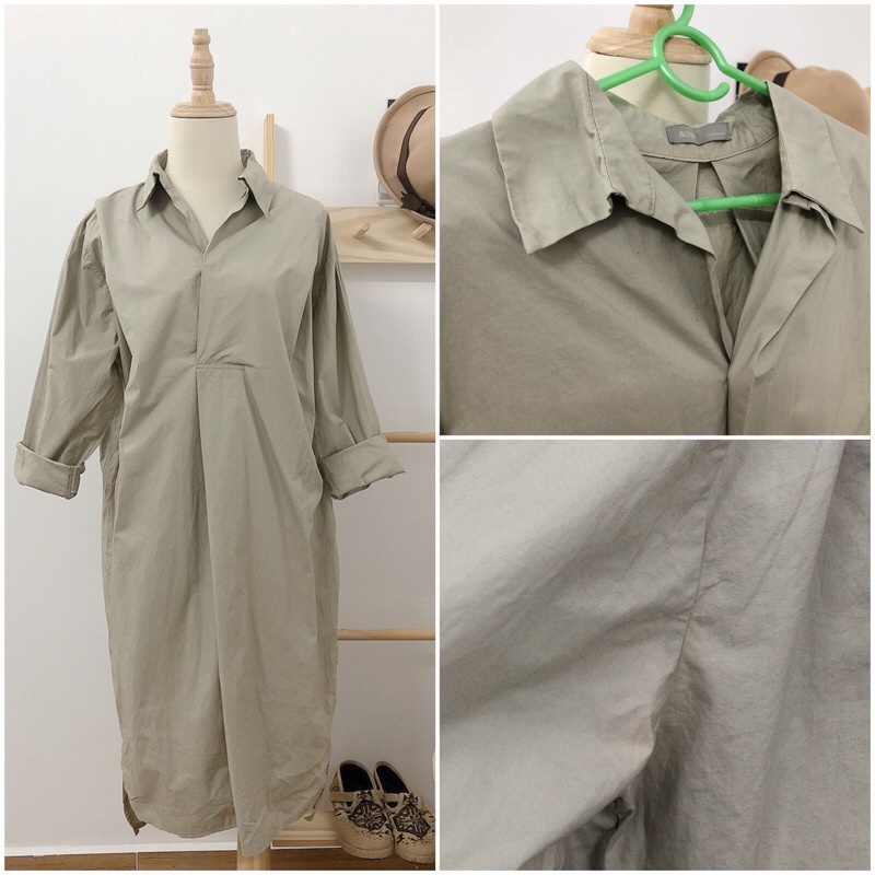 Đầm sơ mi sơ vin hiệu Unilo dưới 60 kg