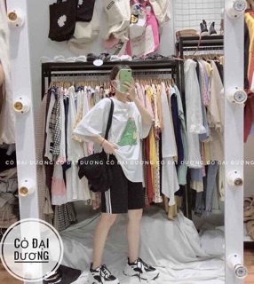 Quần Đùi Rót Ba Sọc ( Quần Short Unisex Nữ)