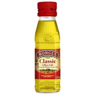 DẦU ÔLIU NGUYÊN CHẤT  OLIVE OIL - HIỆU BORGES 125 ml - mã:0927