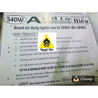 Mạch công suất 16 sò 540W