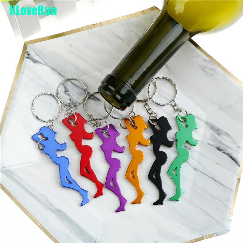 Dụng Cụ Mở Nắp Chai Bằng Hợp Kim Nhôm Hình Cô Gái Quyến Rũ