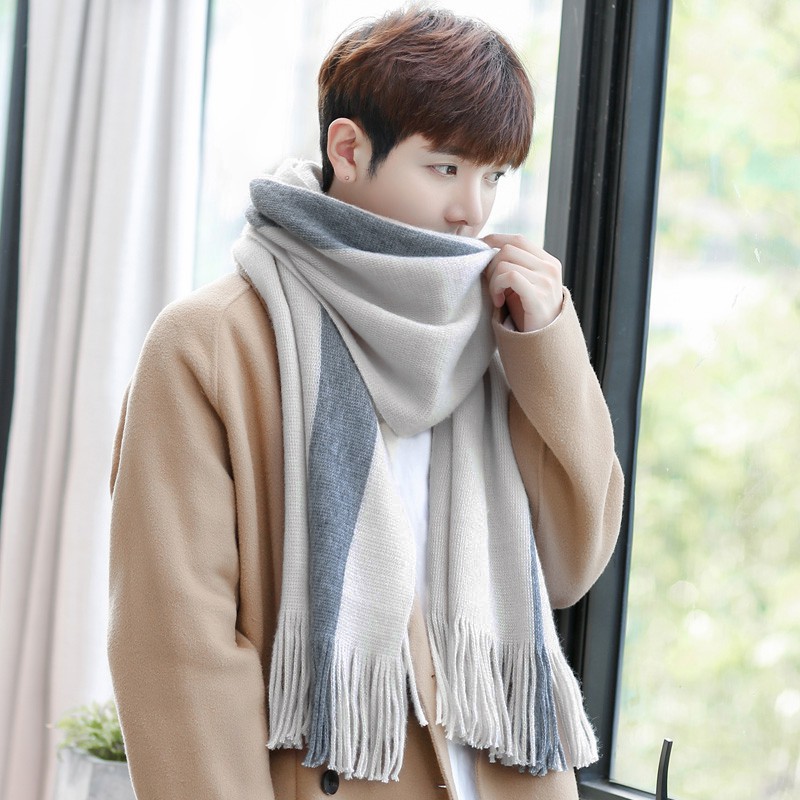 Khăn Chất Len Dạ Cashmere Pha Màu Style Hàn Quốc Dành Cho Cả Nam Và Nữ donghogiare88