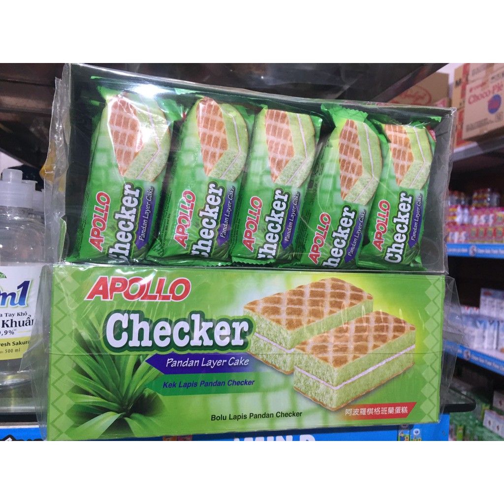 Bánh bông lan giòn Apollo Checker