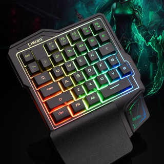 Bàn phím giả cơ LIMEDIE GK103 chơi game Pubg Mobile, Rules of Survival,trên điện thoại, máy tính bảng, Laptop-YJ