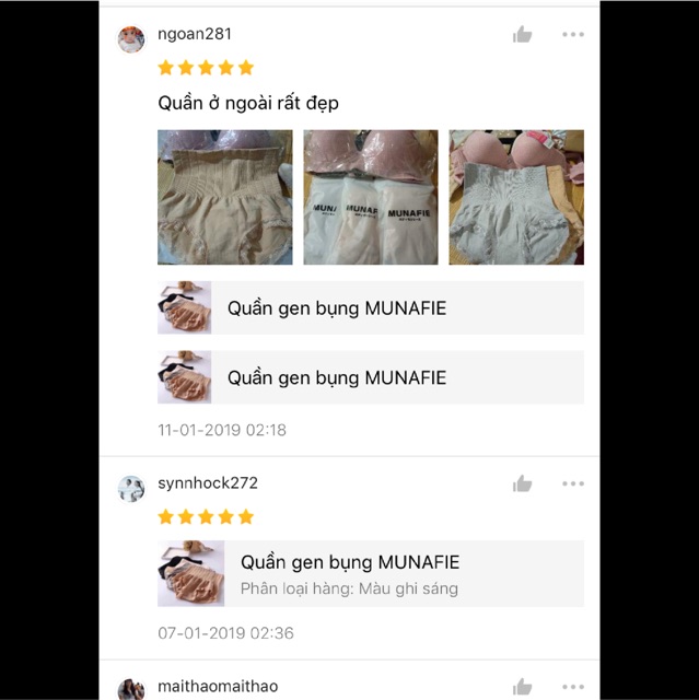 Quần gen bụng MUNAFIE | BigBuy360 - bigbuy360.vn
