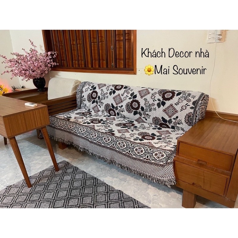 Mền chăn thổ cẩm dệt - Ga trải sàn 1m8 2m