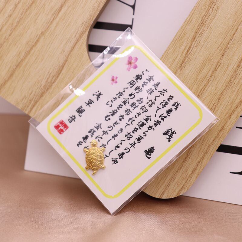 Rùa Vàng Thần Tài May Mắn Phong Thuỷ Trấn Giữ Tài Lộc - Bỏ Ví, Điện Thoại Chiêu Tài Lộc