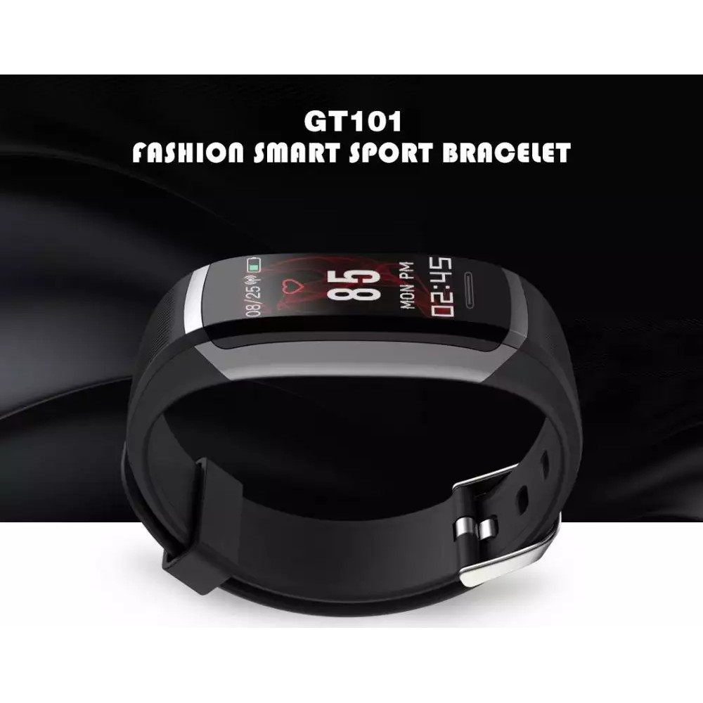 GT101 Đồng Hồ Thông Minh Nam Vòng Tay Thời Gian Thực Theo Dõi Nhịp Tim & Ngủ Cặp Đôi Đẹp Nhất Theo D