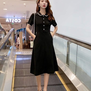 Đầm Dáng Dài Qua Gối Chiết Eo Plus Size