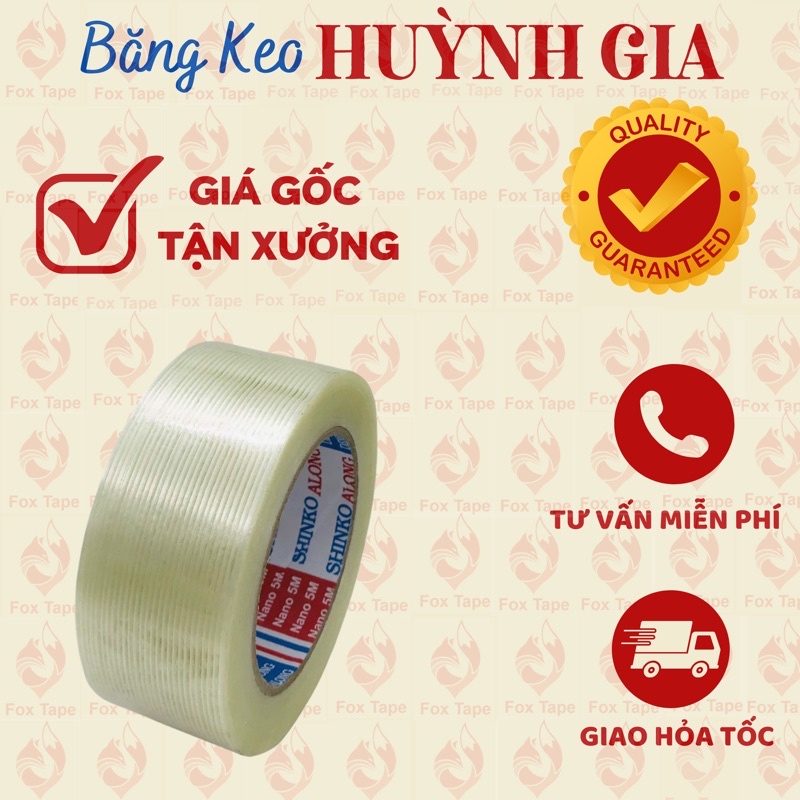 BĂNG KEO CƯỜNG LỰC DÁN NHÁM VÒNG 4.8CM X 40 MÉT SIÊU DÀY