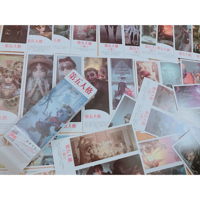 Bookmard 36 tấm IDENTiTY V Nhân cách thứ 5