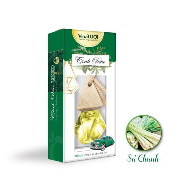 [Đuổi muỗi] Tinh dầu Sả Chanh 10ml (Chọn treo hoặc lọ xông)