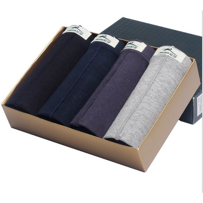 L6940 - Quần lót Boxer nam chất cotton cao cấp 4 chiếc giá 300k