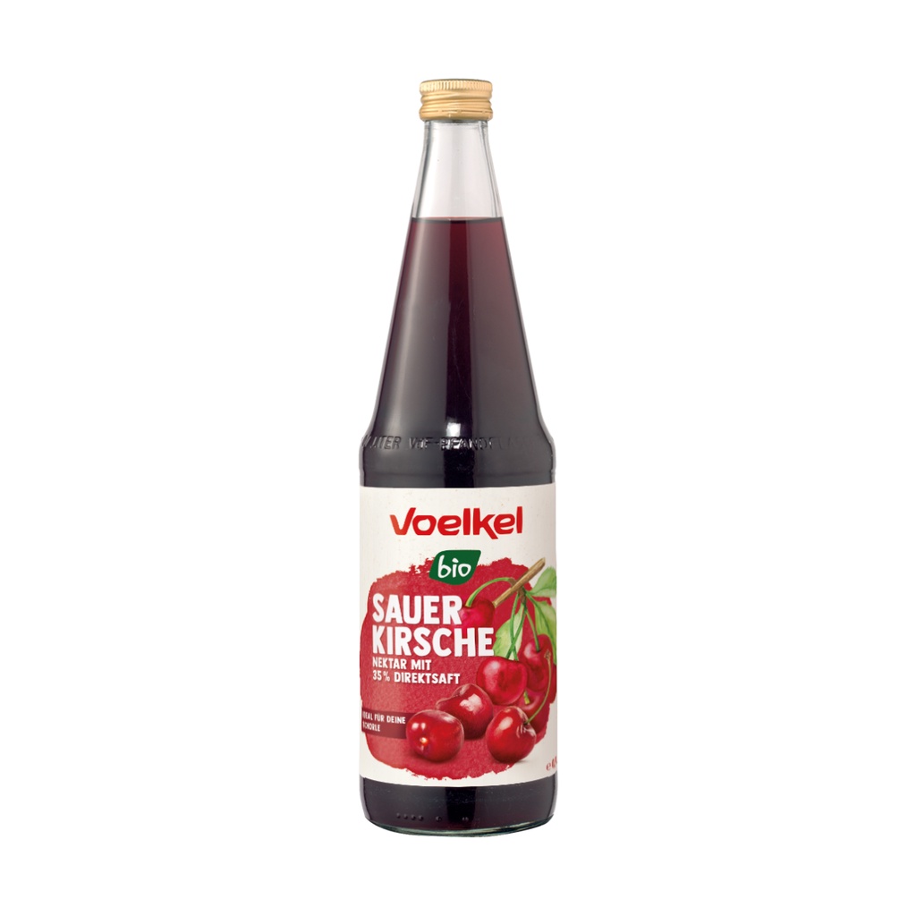 Nước ép trái cây hữu cơ đậm đặc Nho - Cherry - Mận - Củ dền 700ml - Voelkel