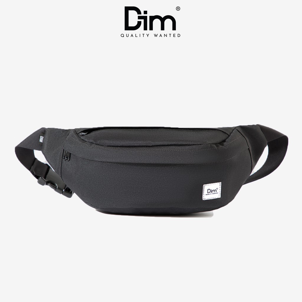 [Mã WABRBAGS giảm 20K đơn 99K] Túi Đeo Chéo Mini Bumbag II DIM - Màu Đen / Xám (Polyester Canvas Chống Nước)