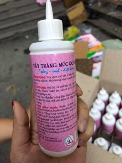 tẩy mốc quần áo tracatu