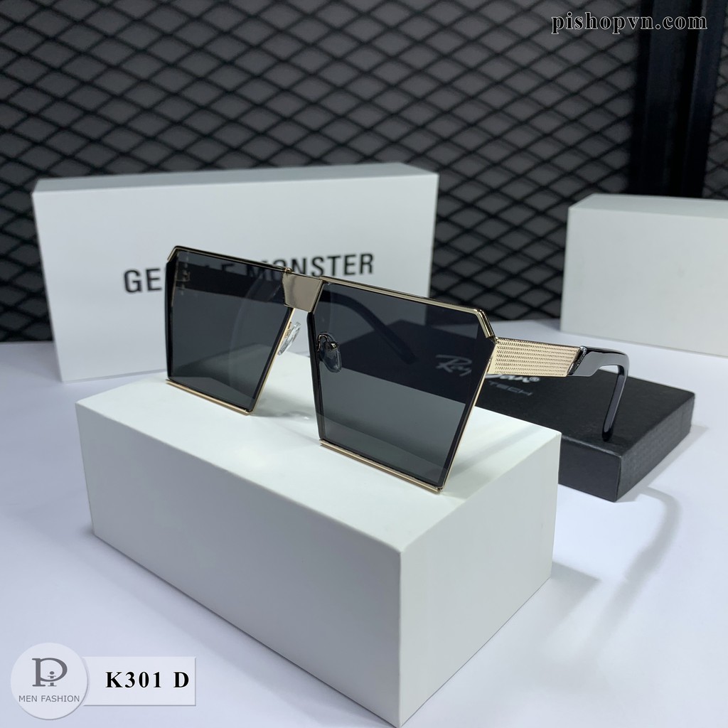 Kính Mát Cao Cấp Nam Nữ Có Hộp Tặng Khăn Lau - Bảo hành 1:1 - K301D - thusam | BigBuy360 - bigbuy360.vn