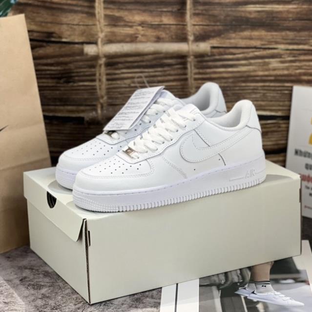 Giày Thể Thao Sneaker Nam Nữ Af1 All white Full Trắng Màu Toàn Dân Bản SC 1:1 -Tặng Tất