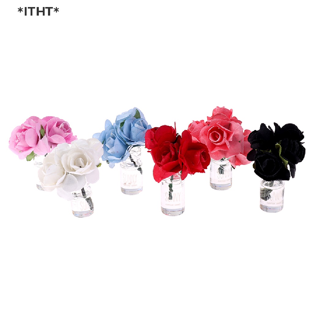 Chậu Kính Trồng Cây Mini Tỉ Lệ 1 / 12 Trang Trí Nhà Búp Bê