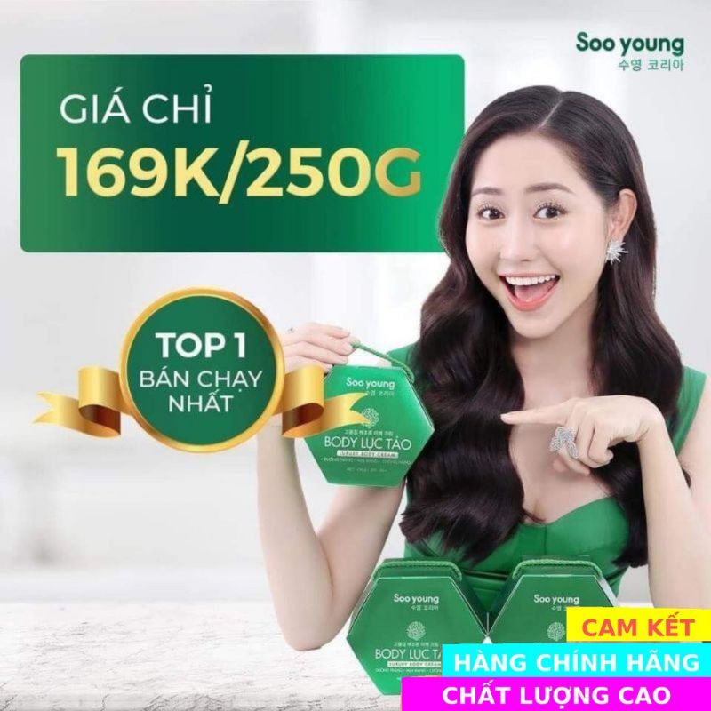 Kem Body Lục Tảo Soo Young Mẫu Cũ