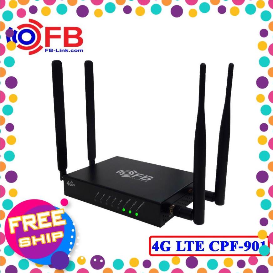 BỘ PHÁT WIFI 4G LTE FB-LINK CPF-901 (4 ANTEN) - CHÍNH HÃNG FB-LINK [HH3G COMPANY]