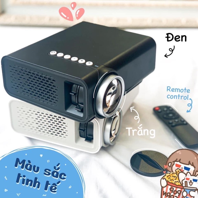 [Sẵn-Kết nối k dây với đt New2022] Máy chiếu mini YG530 PLUS ver2 ❌Freeship❌Hàng chính hãng Lejiadia