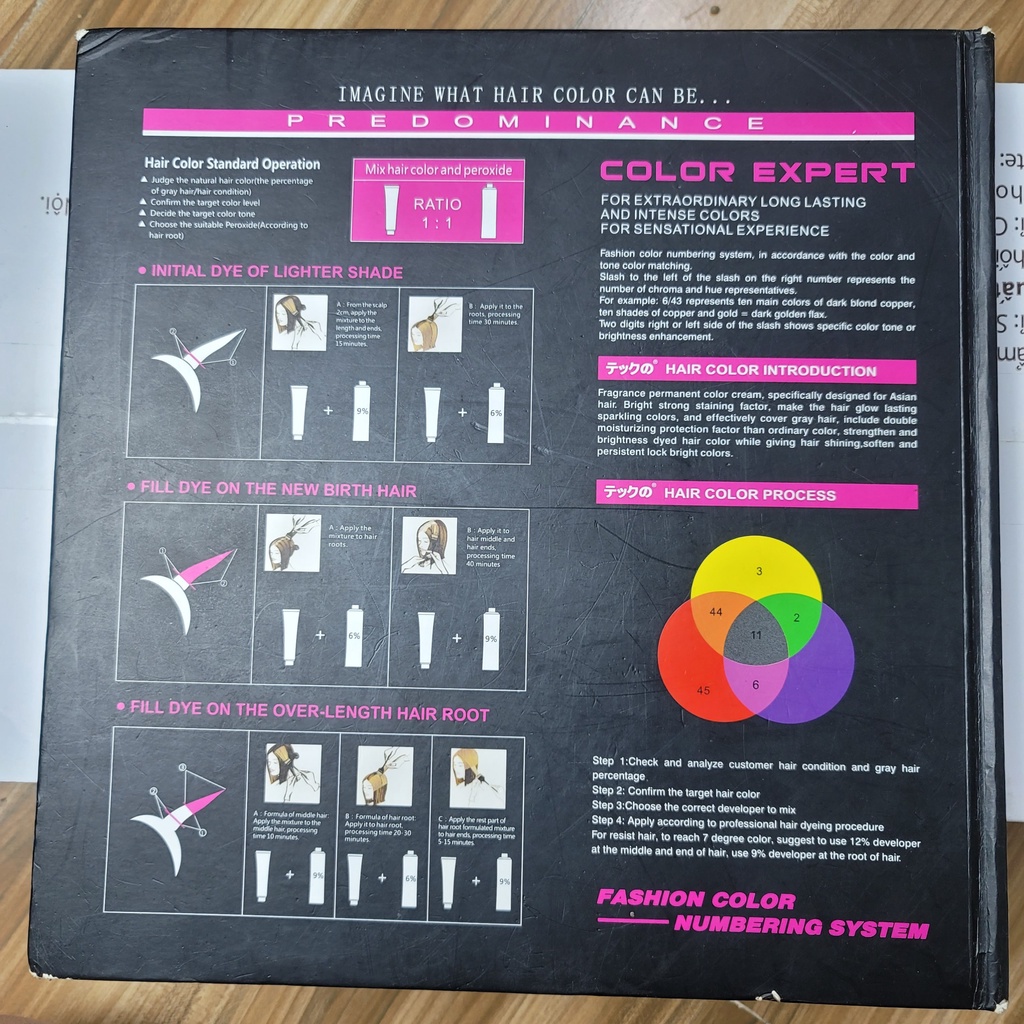 Thuốc nhuộm tóc MEIKI nhật full 58 mã màu không kèm oxy dành cho salon sỉ lẻ