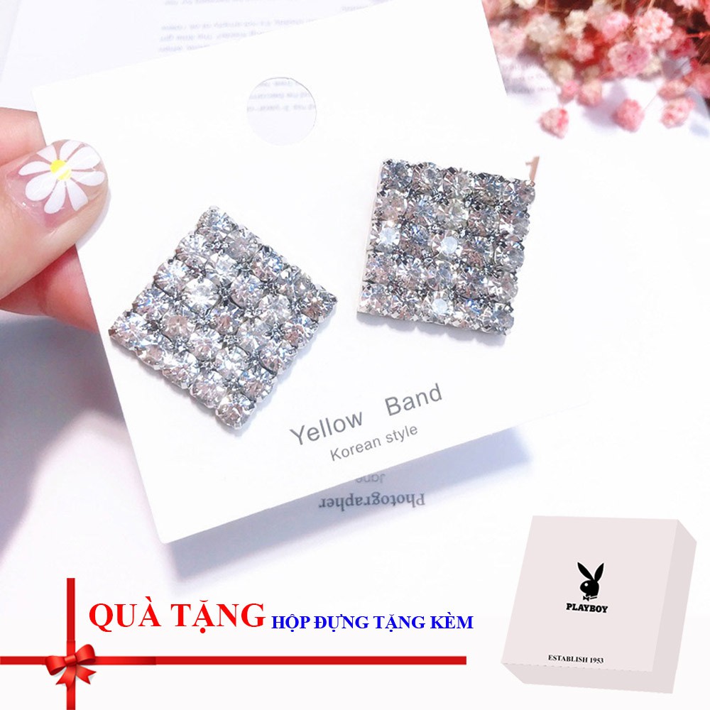 Bông tai / khuyên tai thời trang có hộp tặng kèm