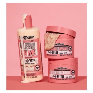 Tẩy tế bào chết Flake Away Scrub Soap &amp; Glory hương nước hoa Rose &amp; Bergamot giúp sáng da 300ML