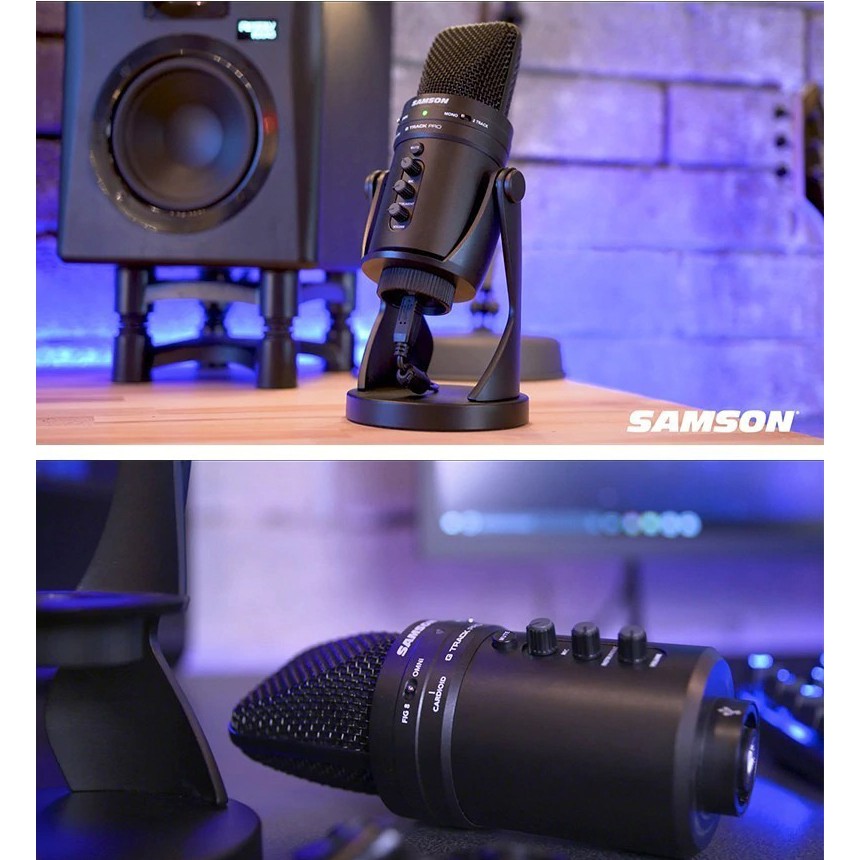 Micro USB cao cấp, thu âm chuyên nghiệp cho Streamer, Youtuber, Podcaster | Samson G-Track Pro