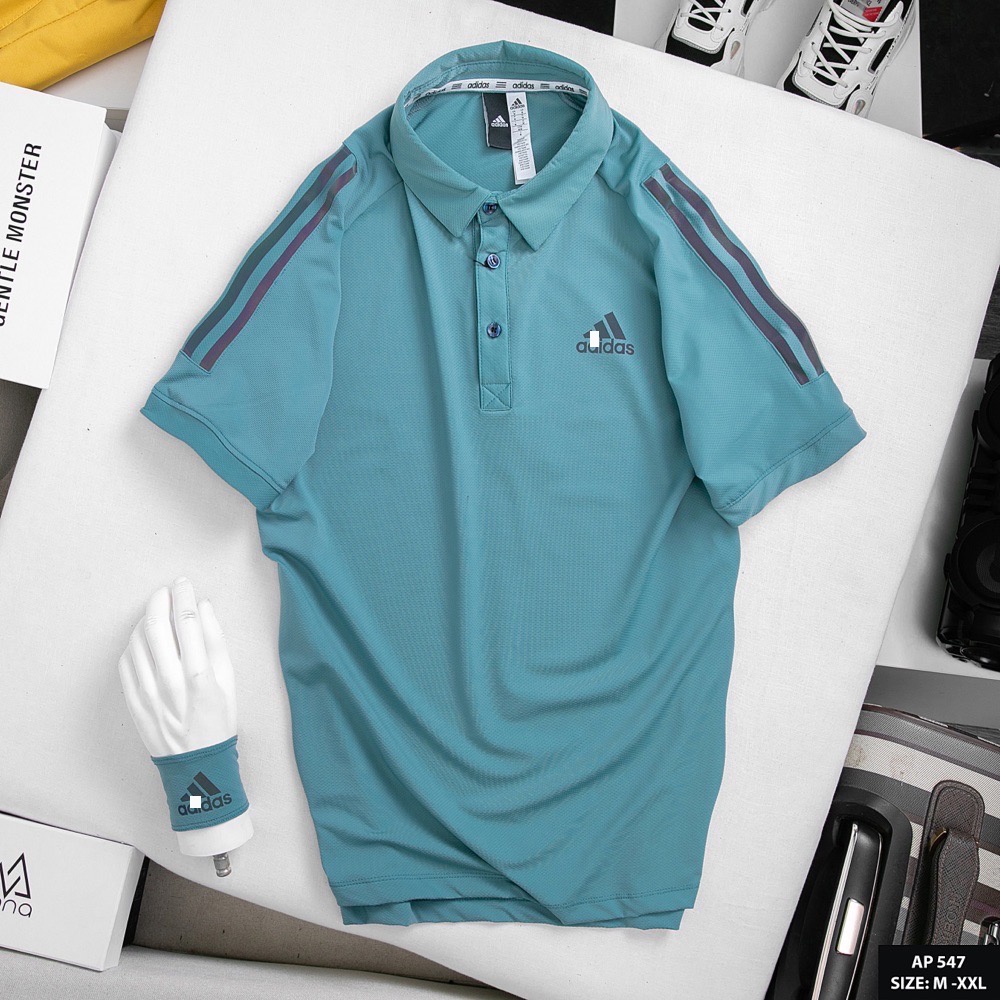 Bộ thể thao nam adidas cao cấp mùa hè cộc tay chất thun lạnh mã 547 , bộ đồ tập