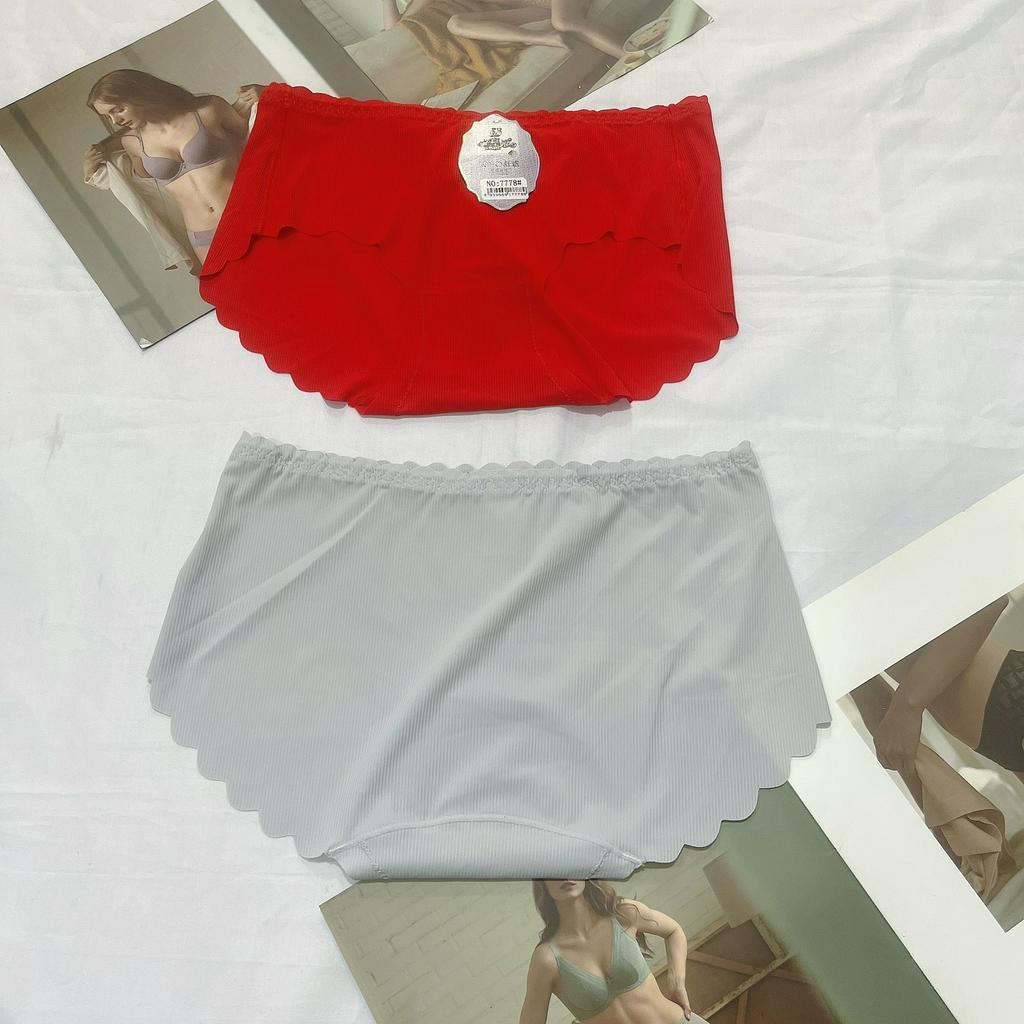 Quần lót nữ su cao cấp 7778 trơn lưng vừa mềm mại thấm hút mồ hôi thoáng mát freesize từ 40kg-60kg