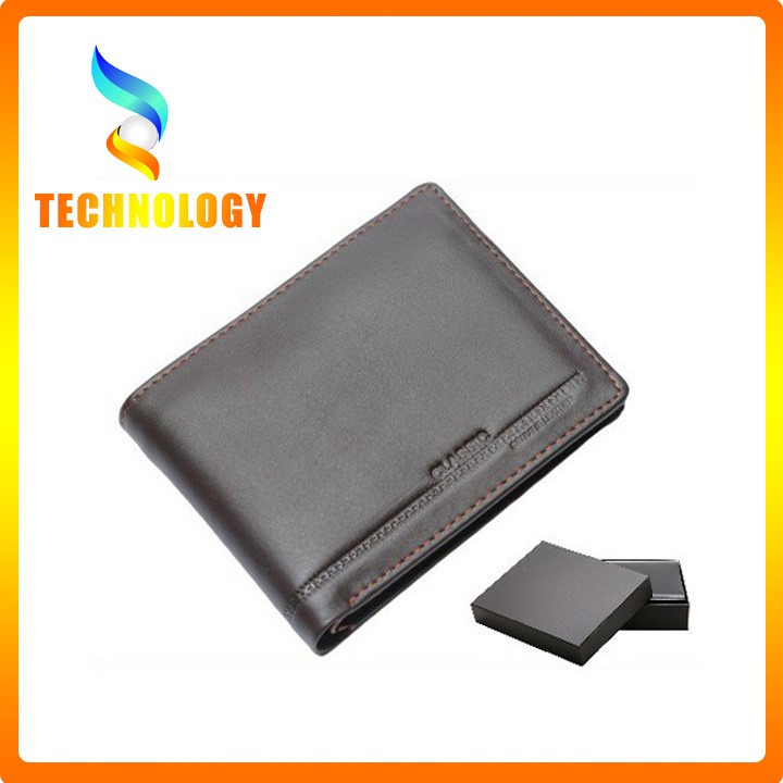 Ví Nam Da Bò Thật 100% Cao Cấp Siêu Bền | Bóp Da Nam Tặng Kèm Hộp - Classic Shopcongnghe1088 | CLAS