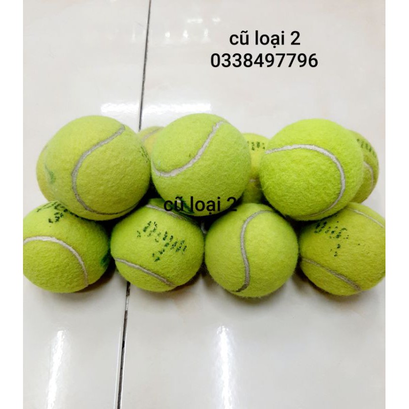 bóng tennis cũ (đã qua sử dụng 1 lần)