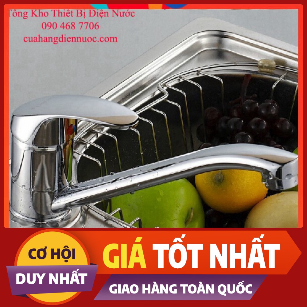 Vòi rửa chén | Vòi rửa bát nóng lạnh cao cấp VRB12 tặng đôi dây cấp inox