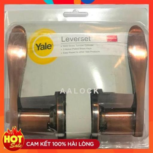 Khoá cửa tròn gạt Yale VL5327 US11- loại khóa tay gạt cao cấp đến từ MỸ